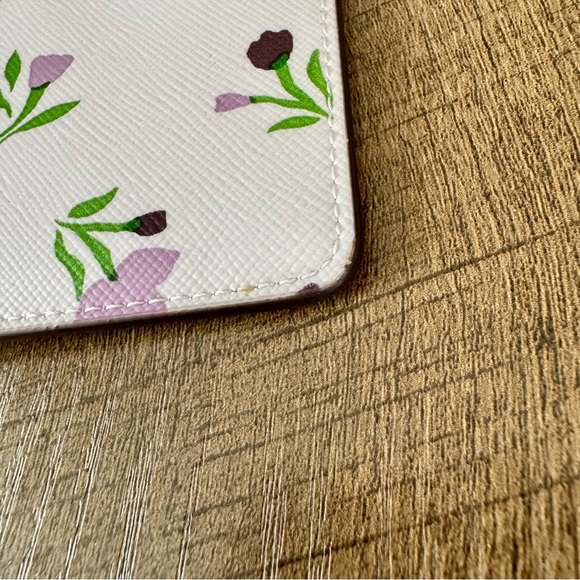 Kate Spade Staci Grateful Floral Ditsy Medium L-Zip Wristlet NWT - Picture 8 of 11